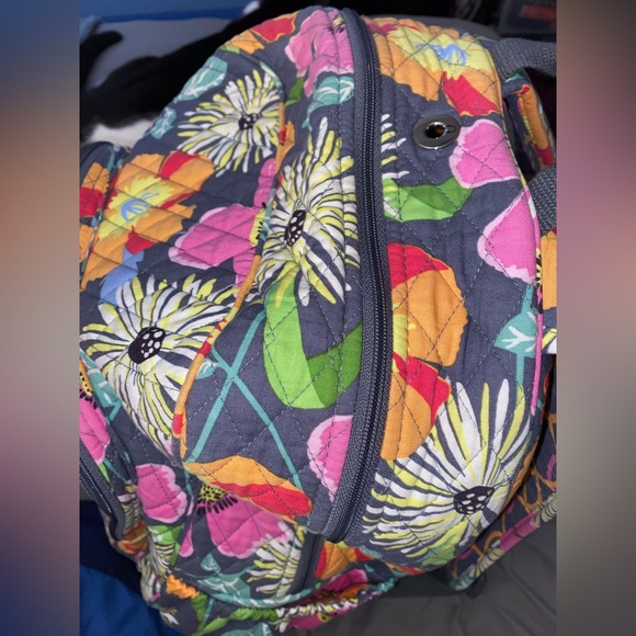 Vera Bradley Campus Backpack Retired Print Jazzy Blooms main image 11